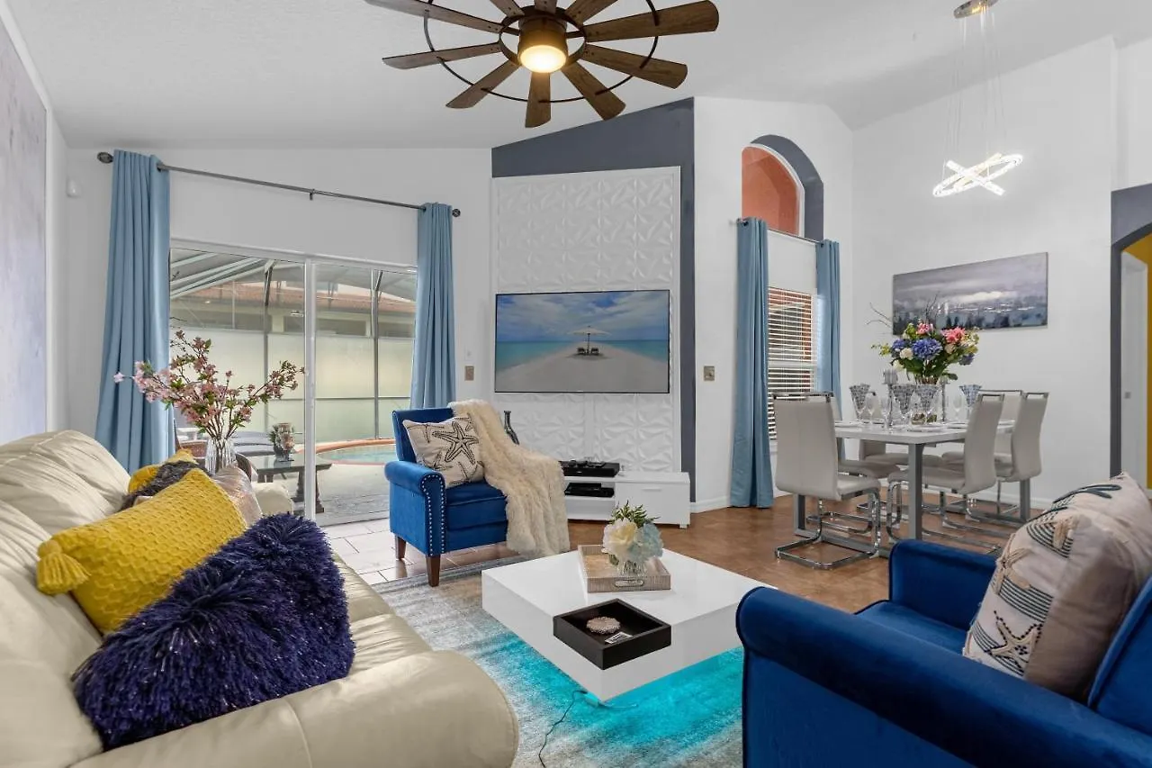 Solana Tropical House With Pool, Game Room Near Disney Davenport 0*,  United States