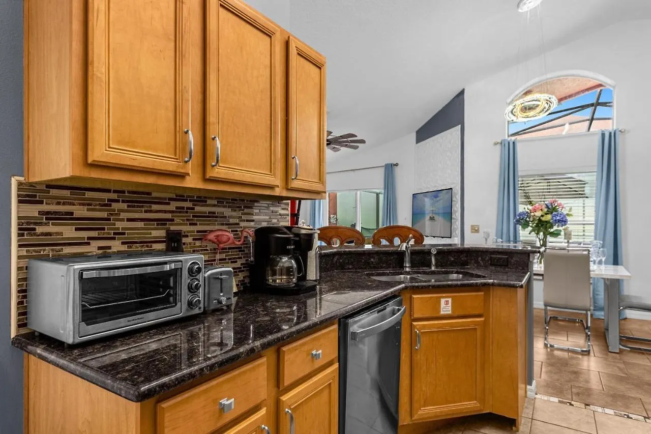 Solana Tropical House With Pool, Game Room Near Disney Davenport 0*,  United States